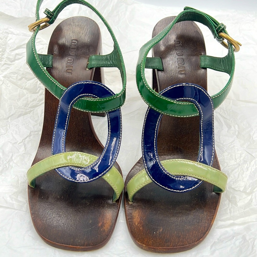 MIU MIU 'Arlecchino' sandals - vintage